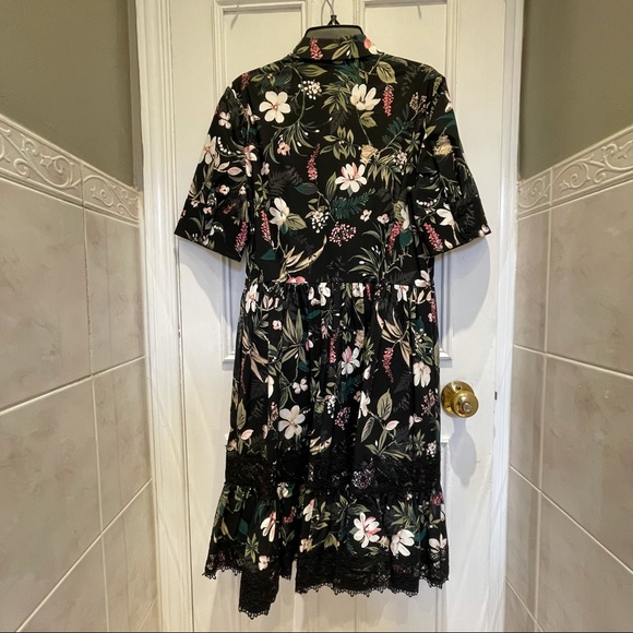 Kate Spade Lace Botanical Poplin Dress - Picture 5 of 7